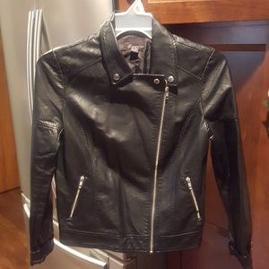 Forever 21 faux leather moto jacket